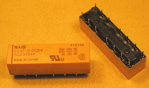 DS4E-S-DC5V - 4PDT 5V 2A DIP Relay