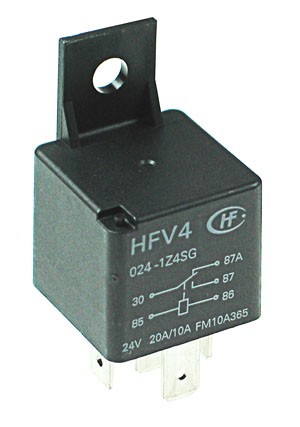 HORN24VDCSPDT - SPDT 24VDC 40A Horn Relay Technical Data