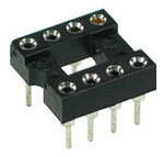8 Pin Machine Tooled IC Sockets