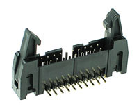 20 Pin Shrouded Right Angle IDC Male Header with Latch