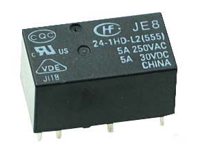 LATCHREL12V - 2 Coil 12V 5A PCB Latching Relay