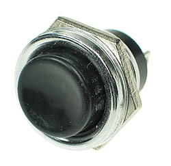 Black Large Pushbutton