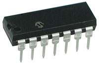 PIC16F676-I/P - PIC16F676 14-pin Flash 1kbyte 4MHz Microcontroller with ADC