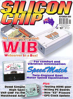 Silicon Chip - November 2009
