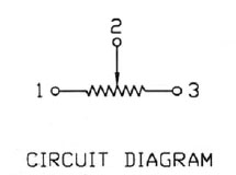 TRIMSH1M - 1M ohm Sealed Miniature Horizontal Trimpot Circuit