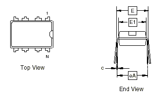 24C16 IC Dimensional Drawing