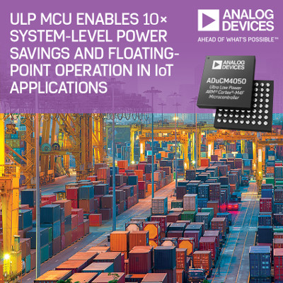 Analog Devices Releases New ARM Ultra-Low Power Microcontroller