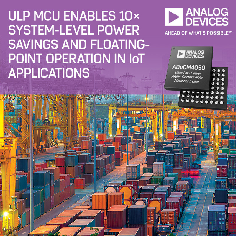 Analog Devices New ARM Ultra-Low Power Microcontroller