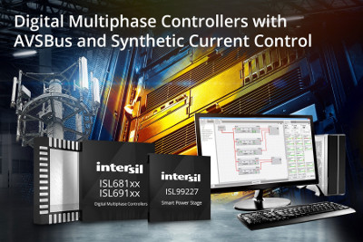 Intersil Releases First Digital Multiphase PWM Controller with AVSBus