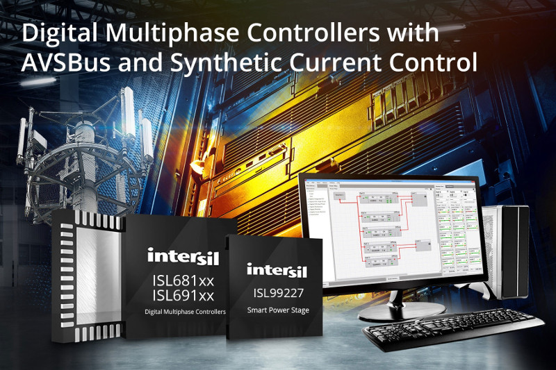 Intersil Releases First Digital Multiphase PWM Controller with AVSBus