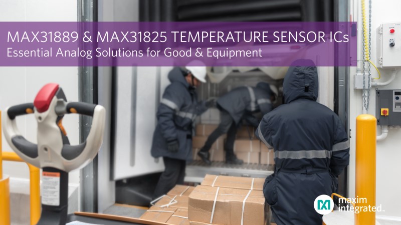 New Maxim High Accuracy Temperature Sensor ICs
