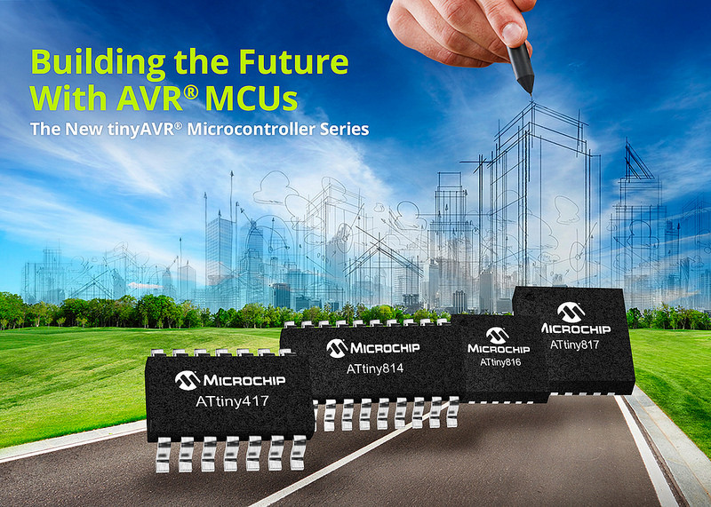 Microchip Releases New AVR Microcontrollers With Core Independent Peripherals