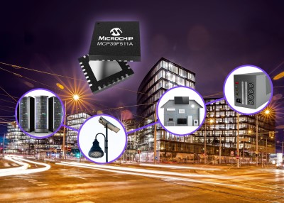 Click for Larger Image - Microchip MCP39F511A Power Monitoring IC Block Diagram