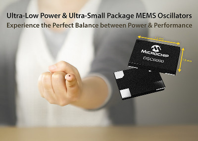 Click for Larger Image - Microchip Releases New Low Power DSC6000 Family of MEMS Oscillators