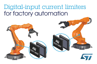 New High-Speed Digital-Input Current Limiters from STMicroelectronics