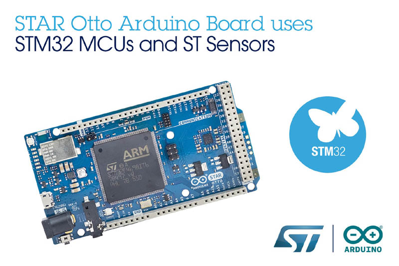 ST and Arduino Announce New Board Based on the STM32F469 Microcontroller