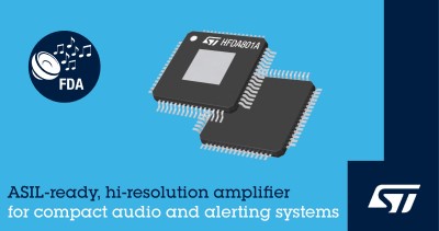 Click for Larger Image - New Class-D Amplifier for High-Definition Automotive Audio from ST