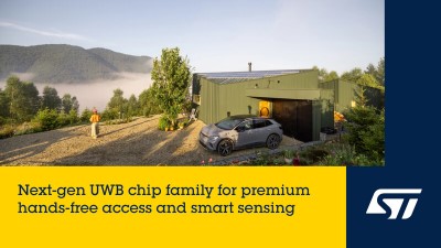 ST Launches New Ultra-Wideband Chip for Autos