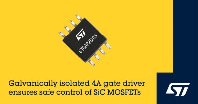 Click for Larger Image - New Isolated Gate Driver for Silicon-Carbide MOSFETs from ST