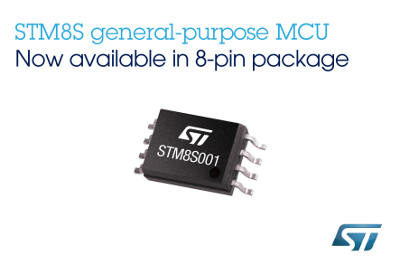 STMicroelectronics Release 8-bit Microcontroller in 8-Pin Package