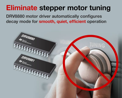 New High-performance Stepper Motor-driver from TI