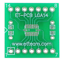Back Side - 14 pin SOIC Adapter