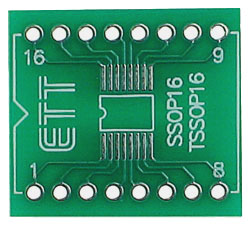 Back Side - 16 pin SOIC Adapter