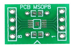 Back Side - 8 pin MSOP Adapter
