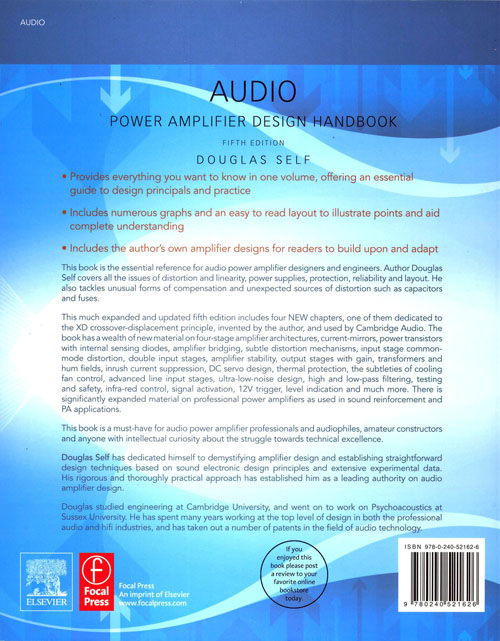 The Audiophiles Project Sourcebook - Back Cover