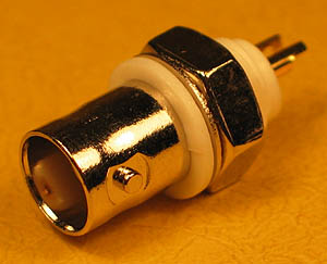 BNCFIBH - BNC Female Insulated Bulkhead