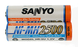 AA - 2500Mh Ni-MH Battery