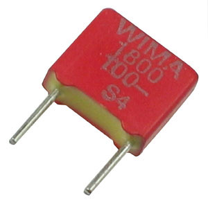 0.0018uF 100V Polyester Film Capacitor