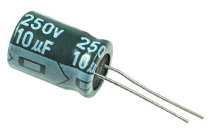 C010U250E - 10uF 250V Radial Electrolytic Capacitor