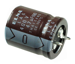 47uF 400V Electrolytic Capacitor