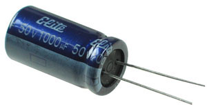 C1000U50E - 1000uF 50V Electrolytic Capacitor
