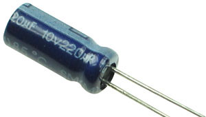 C220U10E - 220uF 10V Electrolytic Capacitor