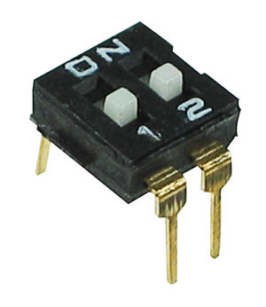 DIP2LP - 2 Position Low Profile DIP Switch