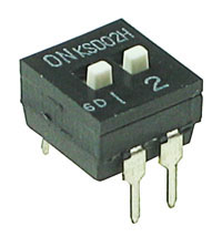 DIP2LP - 2 Position Low Profile DIP Switch