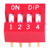 DIP4 - 4 Position DIP Switch