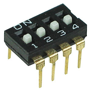 DIP4LP - 4 Position Low Profile DIP Switch