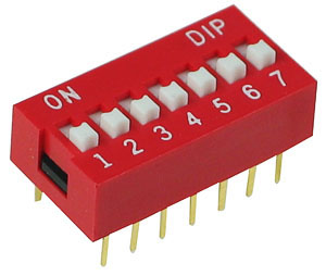 DIP7 - 7 Position DIP Switch