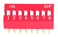 DIP8 - 8 Position DIP Switch