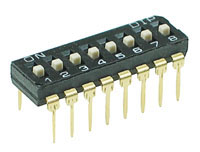 DIP8LP - 8 Position Low Profile DIP Switch