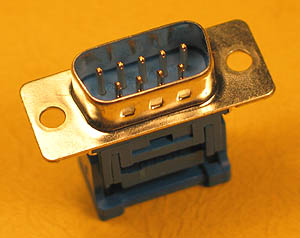DSUBIDCM9 - 9 Contact D-Subminiature Male IDC Ribbon Connector