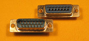 DSUBSCM15 - 15 Contact D-Subminiature Male Solder Cup Connector