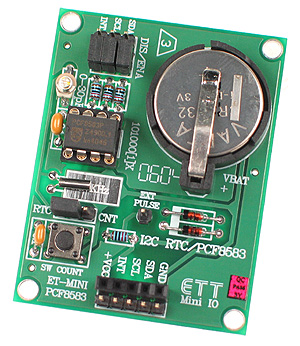 PCF8583 Real-Time Clock Mini Board