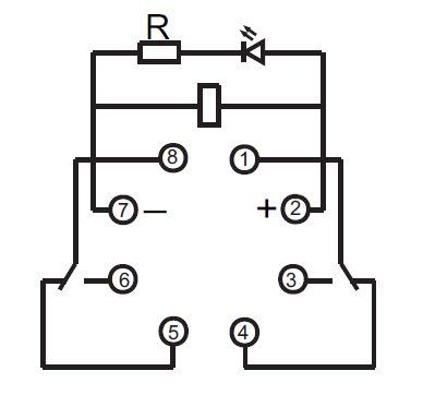 24v 8 Pin Relay Wiring Diagram - Wiring Diagram
