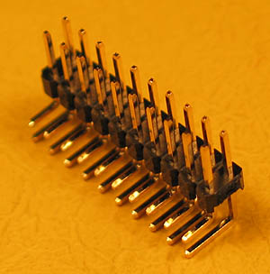 20 Pin Right Angle Male Double Row Header