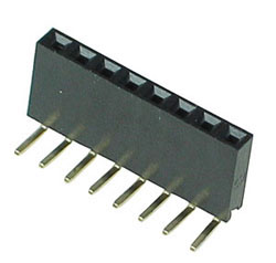 HEADRAFS8 - 8 Pin .100 inch Right Angle Female Headers