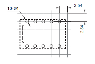 HFD31-05 - DPDT 5V 1A DIP Relay Pin Layout